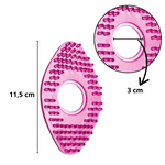 Anel Peniano Com Estimulador De Clitóris Oriental Grande Em Silicone - Cor Rosa