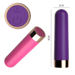 Vibrador bullet recarregável anel peniano lubrificante D4 e excitante sabor menta