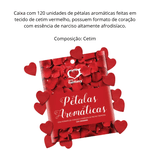 Kit Noite Perfeita - Petálas, calda picante e vela de massagem