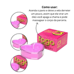KIT CHICLETE DOS SENTIDOS - Lubrificante sabor chiclete, hidratante sweet glow e vela para massagem de chilete