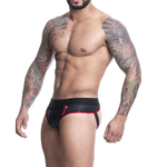 Cueca em Cirre Preta e Vermelha tamanho U