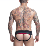 Cueca em Cirre Preta e Vermelha tamanho U