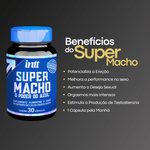 Cosmético afrodisíaco energético suplemento vitamínico masculino Super Macho 30 Cápsulas