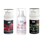Kit Vibration Power - Morango, Algodão Doce e Gin - Gel Com Efeito De Vibração, Pulsação E Aquecimento (79,90 cada) Copia