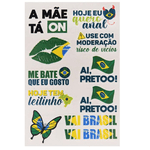 Brincadeira tattoo Quero Anal Tatuagem Temporária 10 X 15Cm