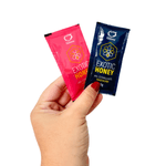 Kit Loucura dos Sentidos - Excitante clitoriano, exotica honey feminino e exotic honey masculino