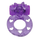 Anel Vibrador Peniano gatinho - a bateria - Cores Rosa ou Roxo