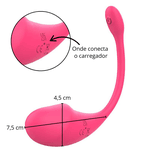 Bullet Casal- À Longa distância App - DELI - Recarregável - 9 modos de vibração