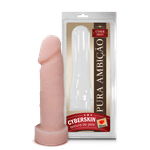 Dildo Pênis Realístico - Prótese marrom 16 x 4 cm 