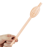 Brincadeira jogo de canudos - Kit com 9 Canudos Vagina Original Pussy Straws Bege, Marrom e Preto