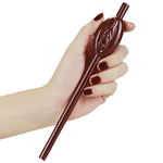 Brincadeira jogo de canudos - Kit com 9 Canudos Vagina Original Pussy Straws Bege, Marrom e Preto