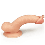 Dildo Pênis Realístico com Ventosa - Maleável - flexível - macio 