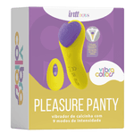 Pleasure Panty Collors Calcinha Vibratória Com Controle Remoto Sem Fio - Intt 
