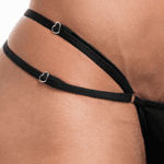 calcinha masculinha coração - viscolycra - regulagem em formato de coração - Tam: U