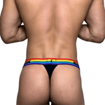 Jockstrap Pride Fio Dental - Preta 