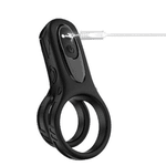 Anel Peniano Duplo com Vibrador - Recarregável 