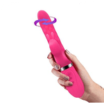 Vibrador de Ponto G e clitóris - Vai e vem de esferas com 360° na ponta - Riki