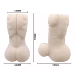 Kit Masturbador ânus e escroto e Lubrificante Pop neutro a base de àgua