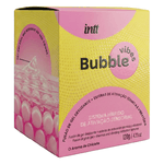 Lubrificante Beijável Bubble vibes produto 3 em 1, com esferas de ativação e aroma de chiclete – 120g Intt