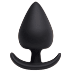 Plug Anal Silicone - Tamanho M 6,7 X 3Cm