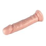 Dildo Prótese Pênis Realístico Jelly 14,8 X 3Cm com Ventosa - Cor Bege
