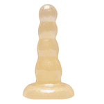 Plug Anal Maciço Glitter 12,5 X 3Cm