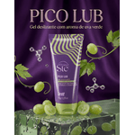 Lubrificante Beijável Pico Lub sabor Uva verde - 65g 