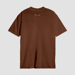 Camiseta Estampada Landfeet Tema Cadarços Marrom