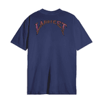 Camiseta Estampada Landfeet Azul Tema Caveira 