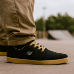 TÊNIS SKATE LOOSE CANVAS PRETO-NATURAL - LANDFEET