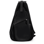 Mochila em couro modelo BIKE - Largadão cor Preto