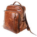Mochila de Couro Modelo Rally whisky Urbano