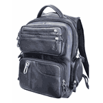 Mochila em Couro modelo Racer - Preta Reforçada