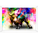 Art Street 01 - Quadro com Moldura - Preto, Marrom, Rústica ou Branco