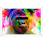 Art Street 02 - Quadro com Moldura - Preto, Marrom, Rústica ou Branco