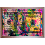 Art Street 03 - Quadro com Moldura - Preto, Marrom, Rústica ou Branco