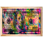 Art Street 03 - Quadro com Moldura - Preto, Marrom, Rústica ou Branco