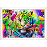 Art Street 05 - Quadro com Moldura - Preto, Marrom, Rústica ou Branco