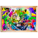 Art Street 05 - Quadro com Moldura - Preto, Marrom, Rústica ou Branco