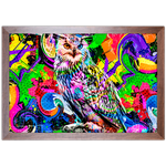 Art Street 07 - Quadro com Moldura - Preto, Marrom, Rústica ou Branco