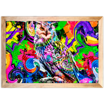 Art Street 07 - Quadro com Moldura - Preto, Marrom, Rústica ou Branco