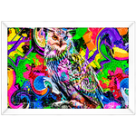 Art Street 07 - Quadro com Moldura - Preto, Marrom, Rústica ou Branco