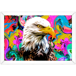 Art Street 08 - Quadro com Moldura - Preto, Marrom, Rústica ou Branco