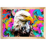 Art Street 08 - Quadro com Moldura - Preto, Marrom, Rústica ou Branco