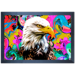 Art Street 08 - Quadro com Moldura - Preto, Marrom, Rústica ou Branco