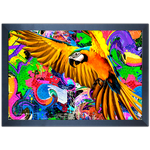 Art Street 09 - Quadro com Moldura - Preto, Marrom, Rústica ou Branco