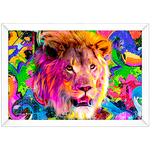 Art Street 10 - Quadro com Moldura - Preto, Marrom, Rústica ou Branco