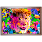 Art Street 10 - Quadro com Moldura - Preto, Marrom, Rústica ou Branco