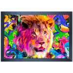 Art Street 10 - Quadro com Moldura - Preto, Marrom, Rústica ou Branco