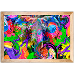 Art Street 11 - Quadro com Moldura - Preto, Marrom, Rústica ou Branco